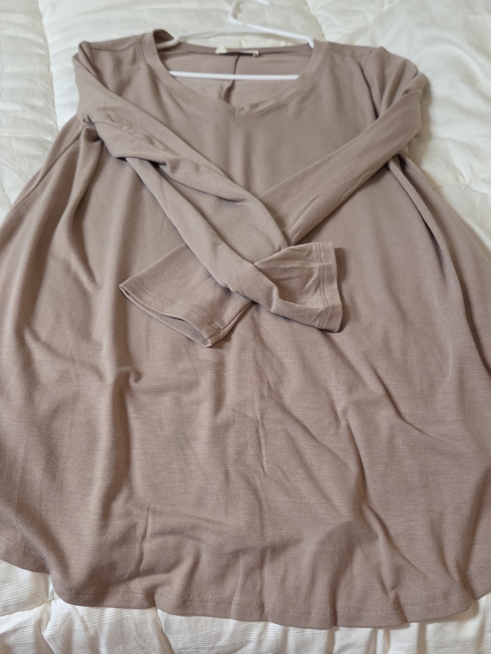 Zenana Outfitters Brown Taupe Soft Top